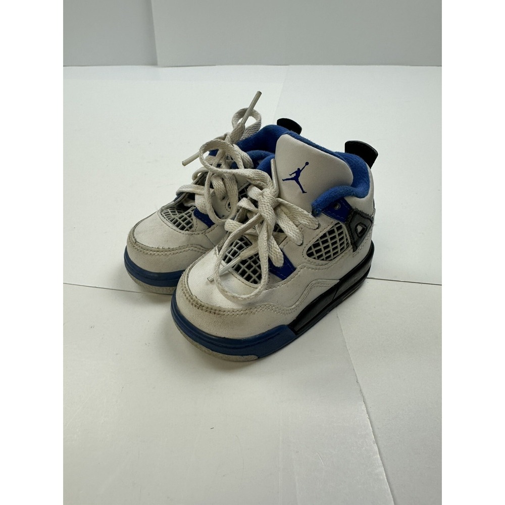 Nike Air Jordan 4 Retro 'Motorsport' 308500-117 Sneakers (Toddler Size 4C)
